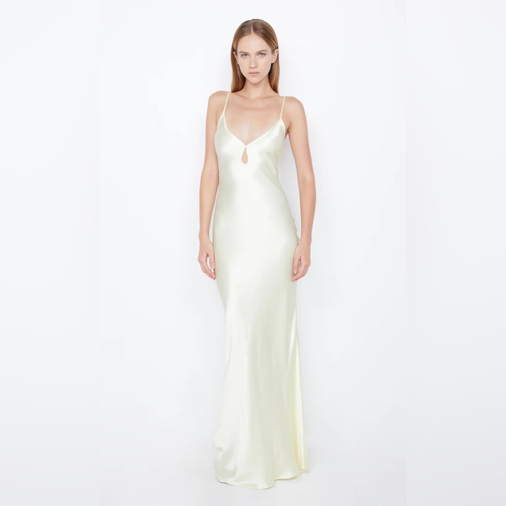 Bec and Bridge Cedar City Maxi Dress NWT Sz 4 Ice Yellow